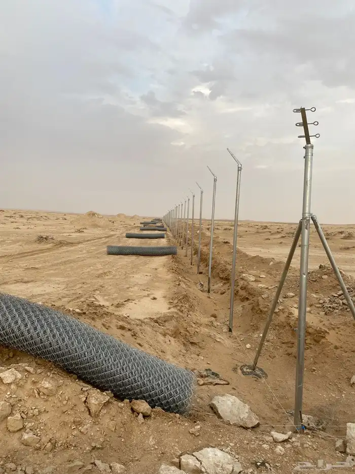 مقاول شبوك مزارع وكسارات ومحميات 3