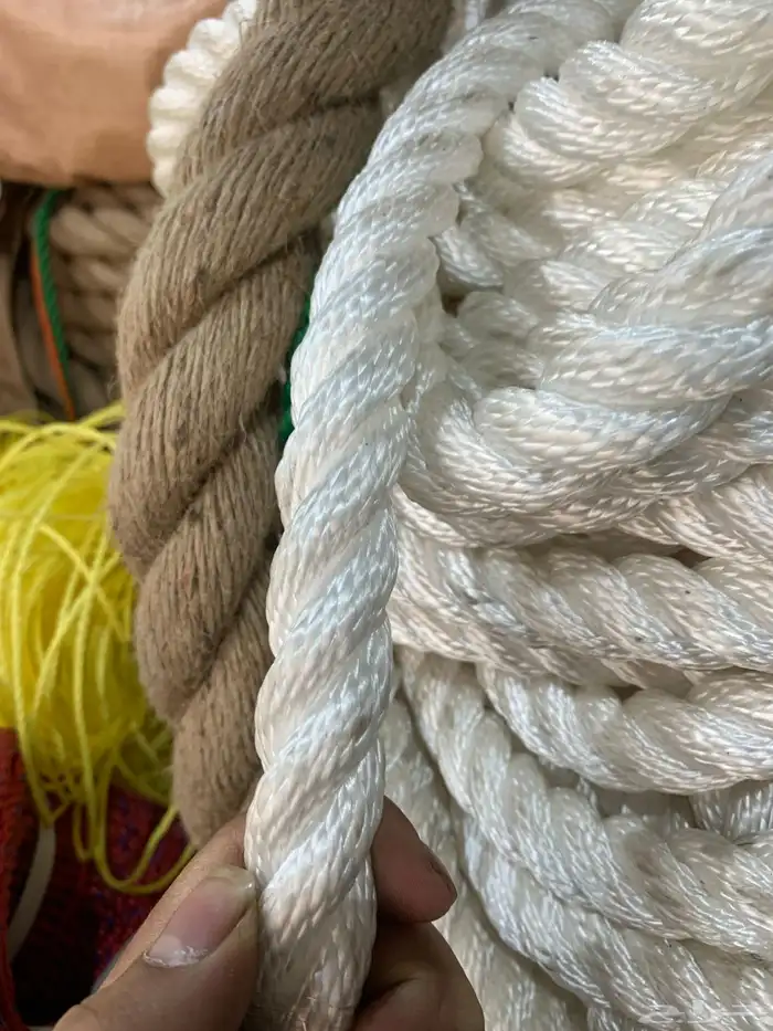 حبال بانواعه نايلون خيش قطن حرير 15