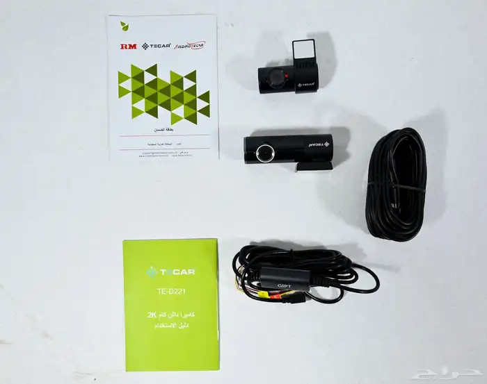 تيكار داش كام 2K كاميرتين مع تتبع WIFI تصوير 24ساعة APP 1