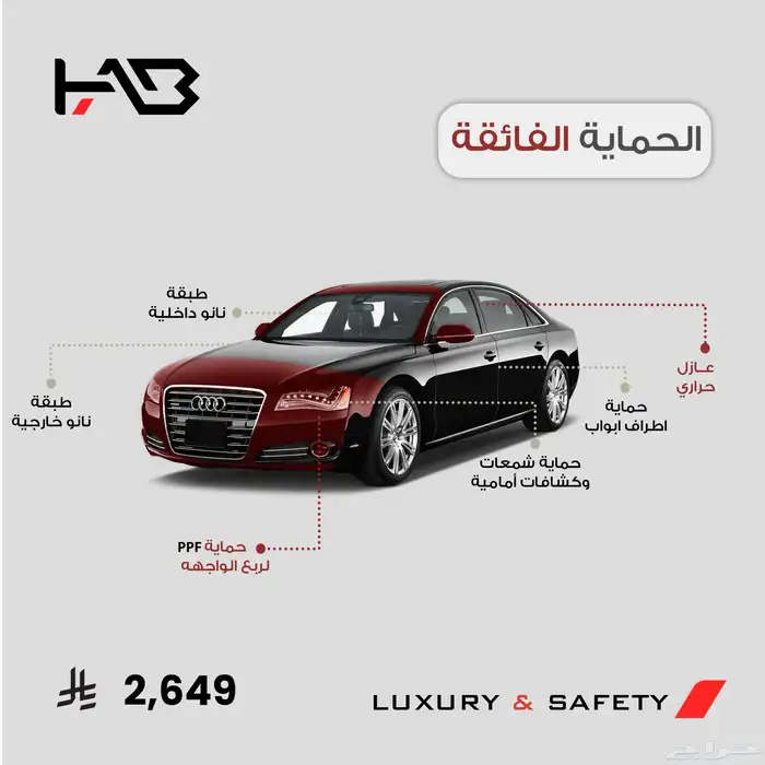 سيارتك جديدة  باقات العناية والحماية لسيارتك من HAB 1