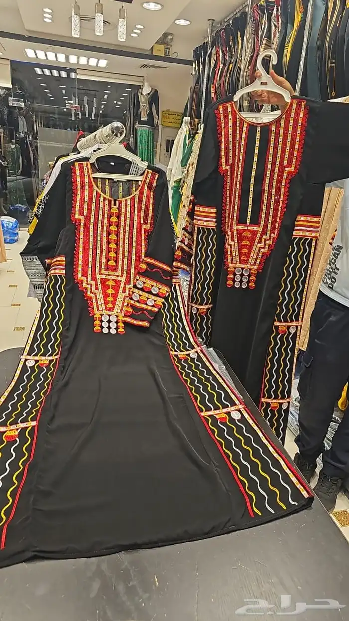 جلابيات عسيريه جنوبيه شعبيه تراثيه 6