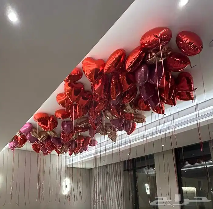 بالونات هيليوم قلوب 8