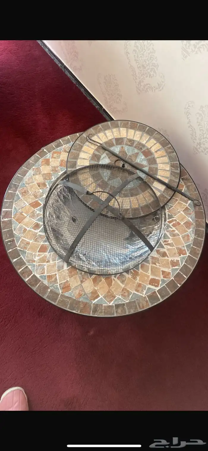 منقل نار كبير بغطاء 2