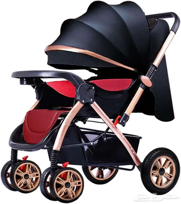 عربية اطفال مع مظلة صغيرة قابلة للطي ومتعددة الاوضاع عربة 0