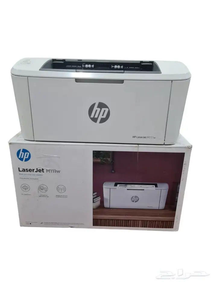 طابعة HP ليزر وايرلس اسود - M111W مستعمل نظيف 199ريال 0