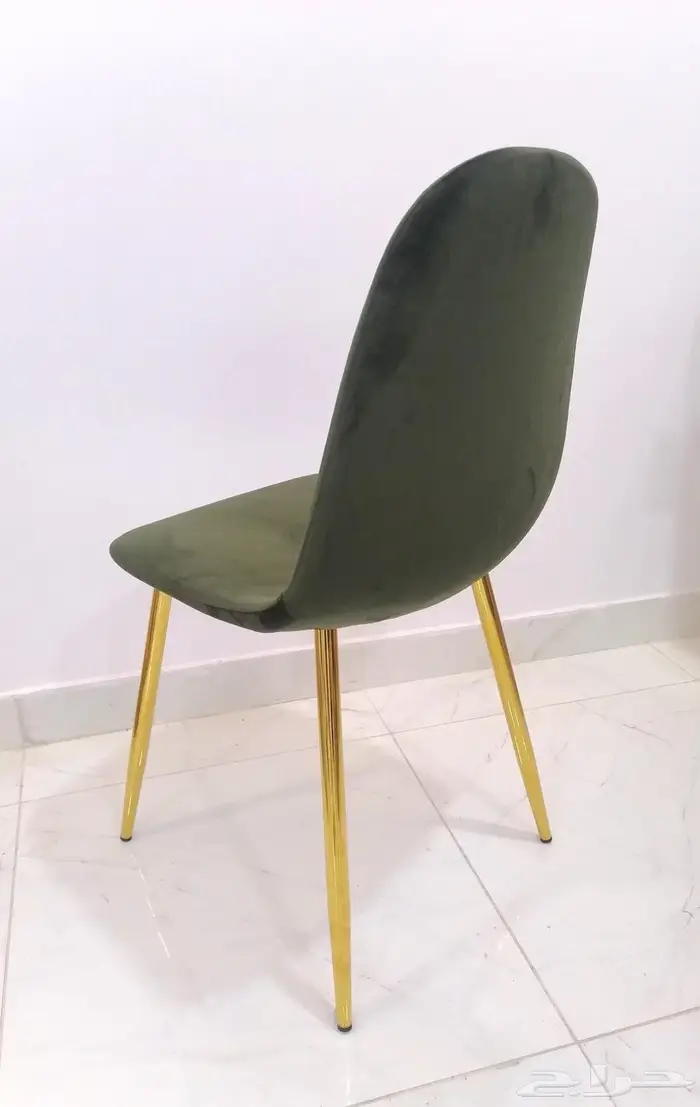 كراسي جلد فاخرة لون مميز وكراسي مخمل 4