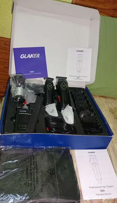 Glaker professional hair clippers kit for men. index