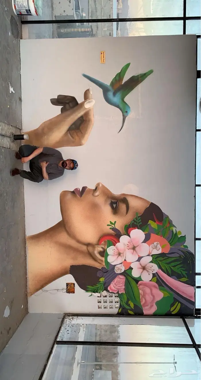 رسام رسم جداريات بدقه عاليه 2