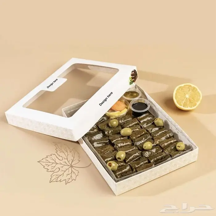 تصميم و طباعة بوكس ورق عنب 1