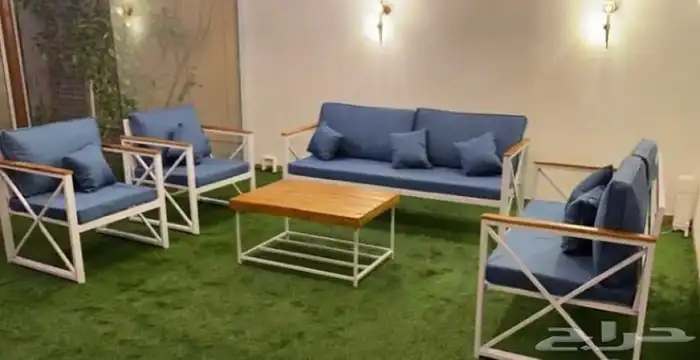 جلسات خارجية جلسة خارجيه لحديقة المنزل جلسة شواء جلسه 4