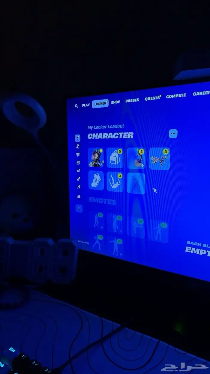 حساب فورت نايت 0