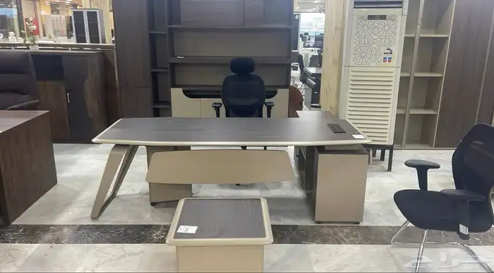 مودرن اثاث مكتبي طقم فخم وصل حديثا مكتب دولاب مكتبي طاولة 1