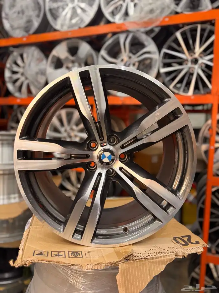 جنوط بي ام الفئه السابعه موديل 2016-2018مقاس20اصلي وكاله 8