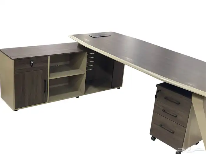 مودرن اثاث مكتبي طقم فخم وصل حديثا مكتب دولاب مكتبي طاولة 12