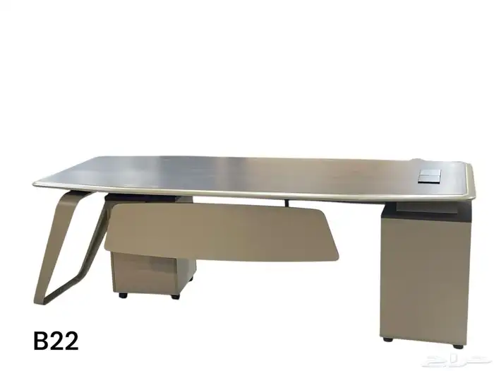 مودرن اثاث مكتبي طقم فخم وصل حديثا مكتب دولاب مكتبي طاولة 14