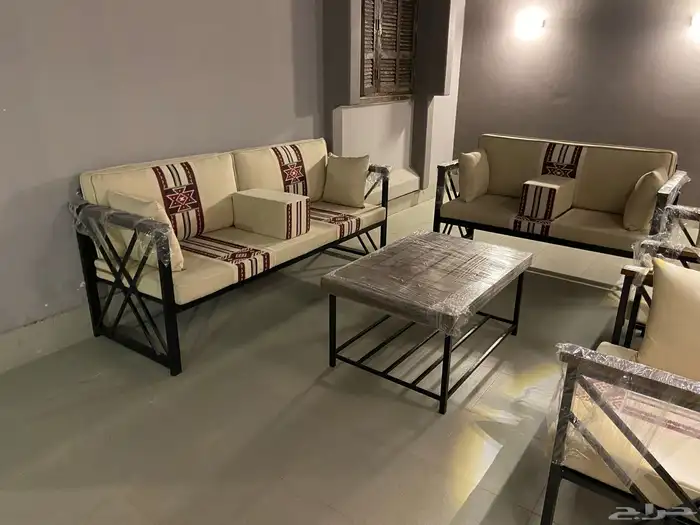 كراسي خارجية طقم حديد او خشب 29