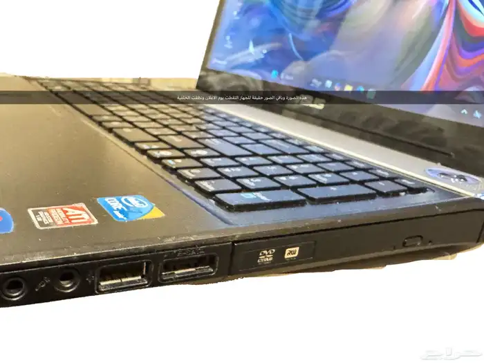 لابتوب ASUS N61JQ-JX180V i7 16GB RAM WIN 11 pro مستخدم 1