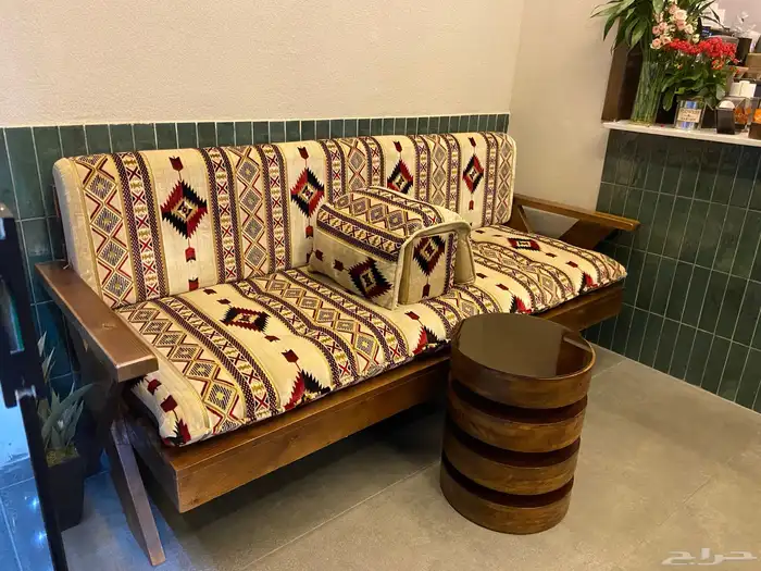 كراسي خارجية طقم حديد او خشب 7