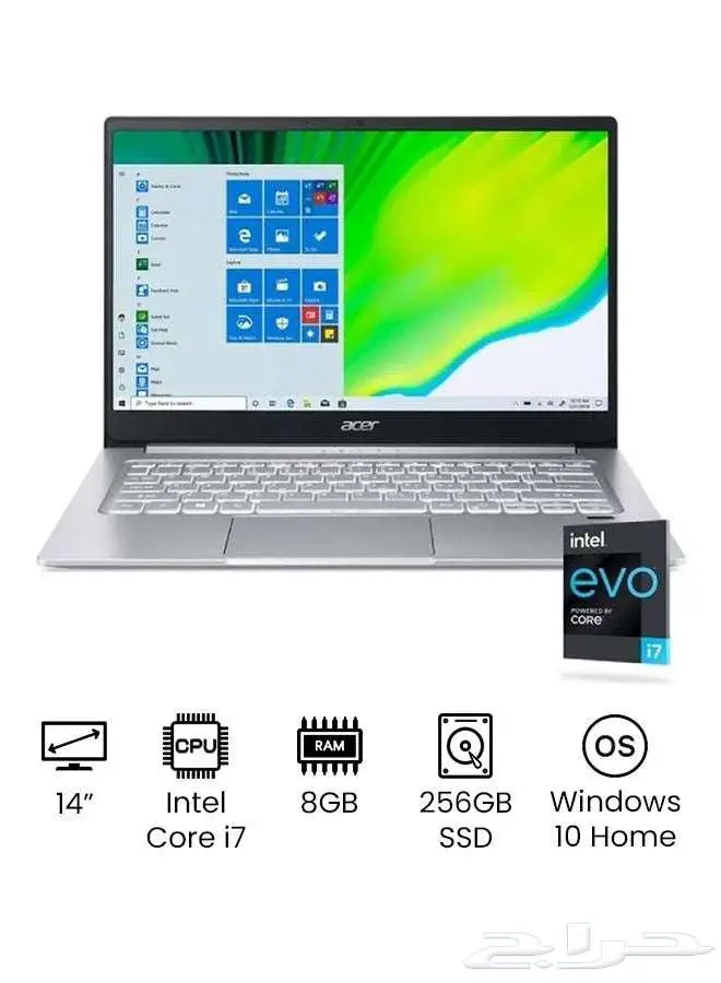 لابتوب ايسر سويفت 3 i7-1165G7 ايفو 13.5 انش 5