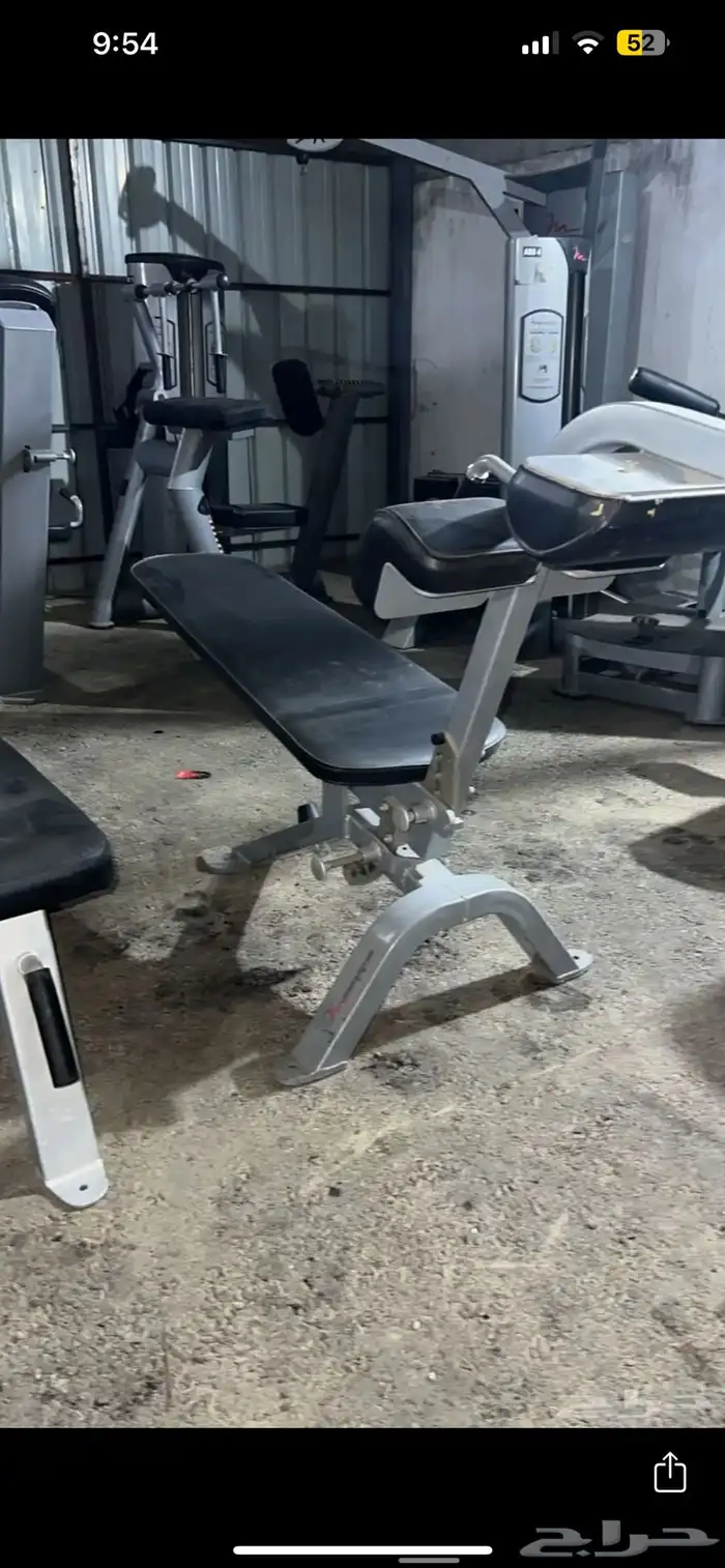 اجهزة نادي مستخدمة دنابل سير دراجة بنش أوزان بار اولمبي 43