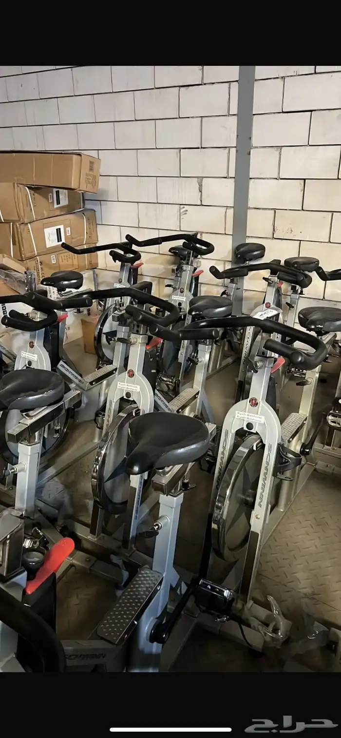 اجهزة نادي مستخدمة دنابل سير دراجة بنش أوزان بار اولمبي 6