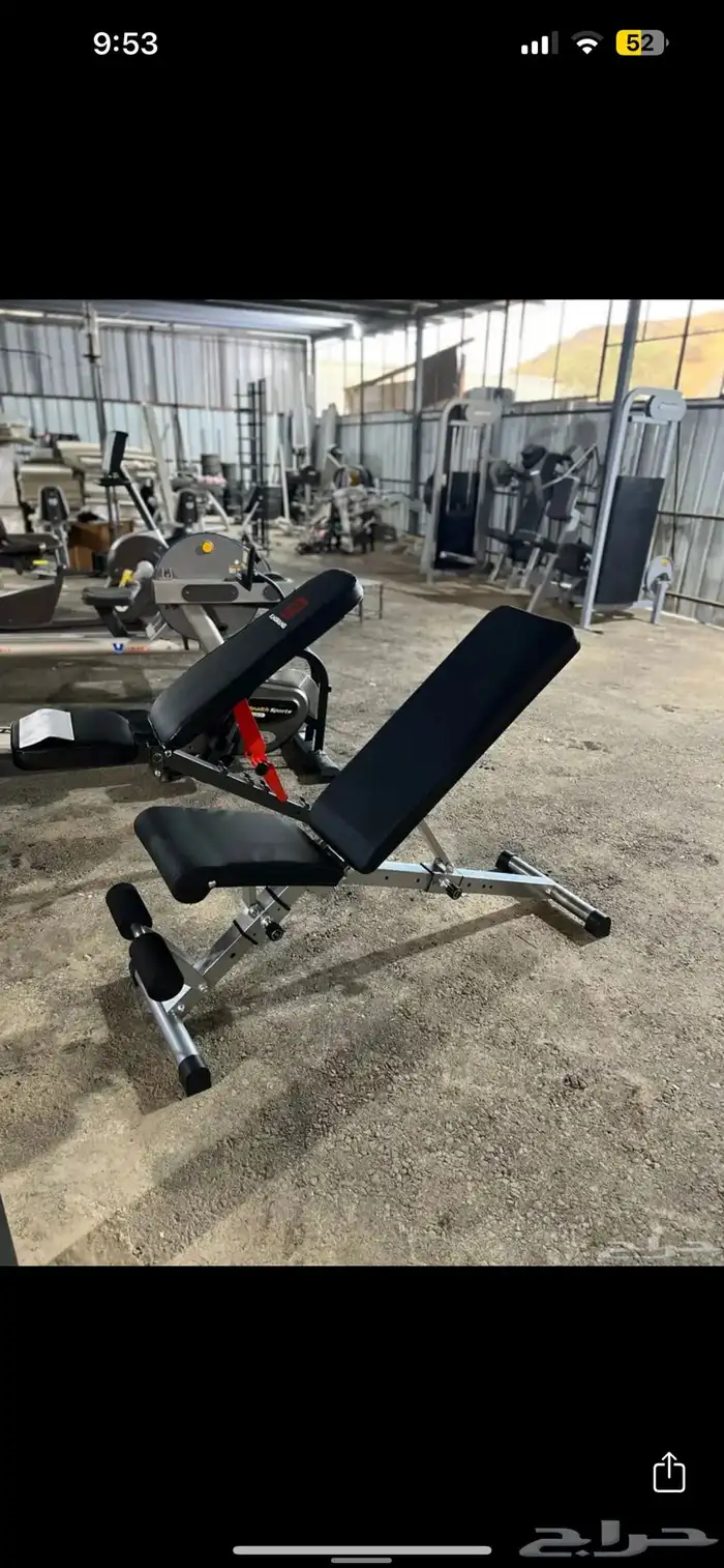 اجهزة نادي مستخدمة دنابل سير دراجة بنش أوزان بار اولمبي 46