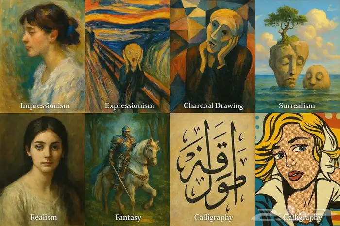 رسم صورتك بالذكاء الأصطناعي 2