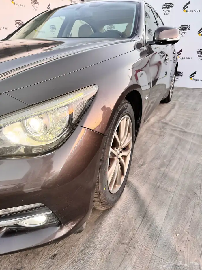 انفنتي Q50 موديل 2015 سعودي أربعه سلندر فل 4
