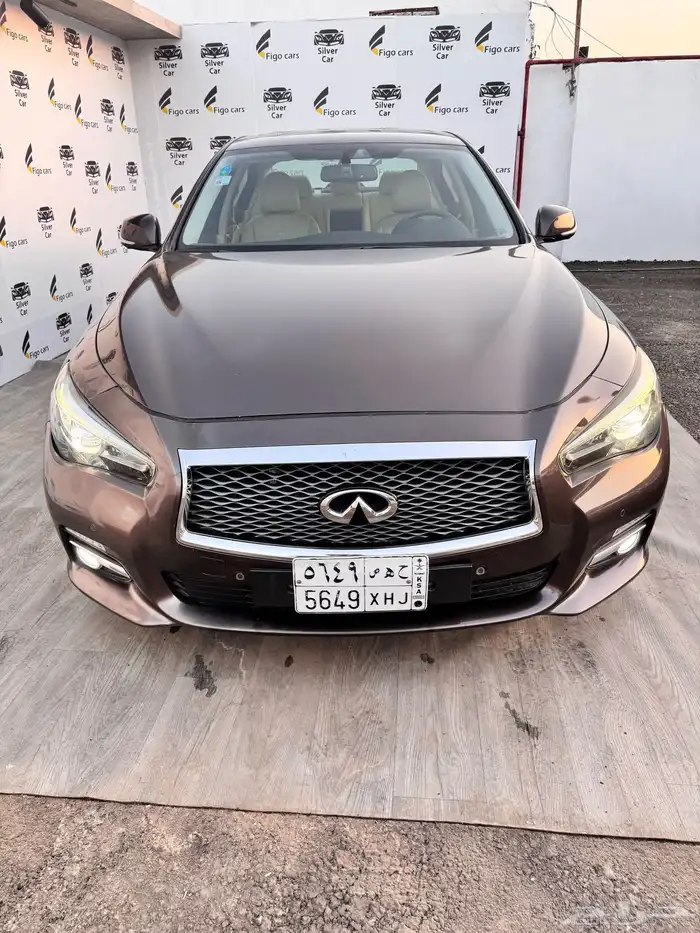 انفنتي Q50 موديل 2015 سعودي أربعه سلندر فل 15