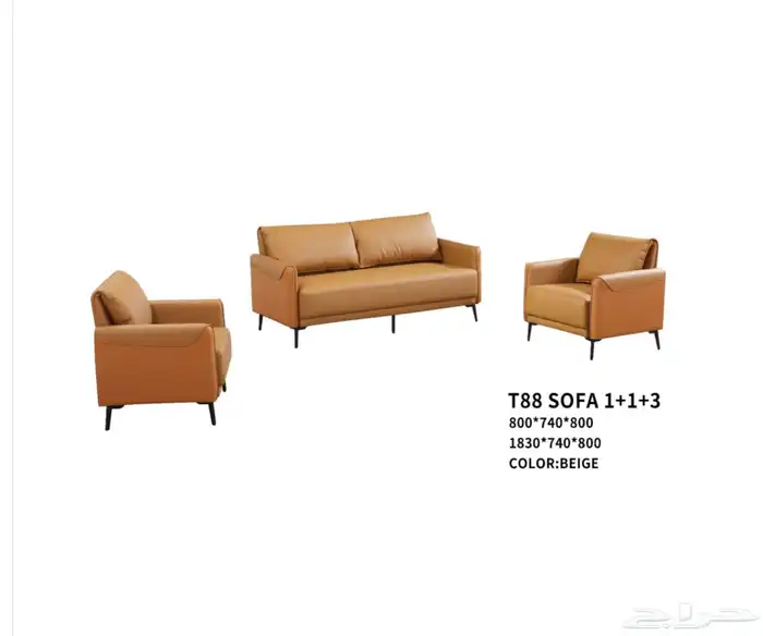 office sofa sets جديد كنب جلد مكتبي صيني و اثاث مكتب طقم 0