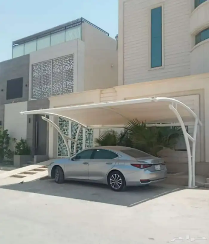 مظلات سيارات مواقف سيارات بي في سي 15