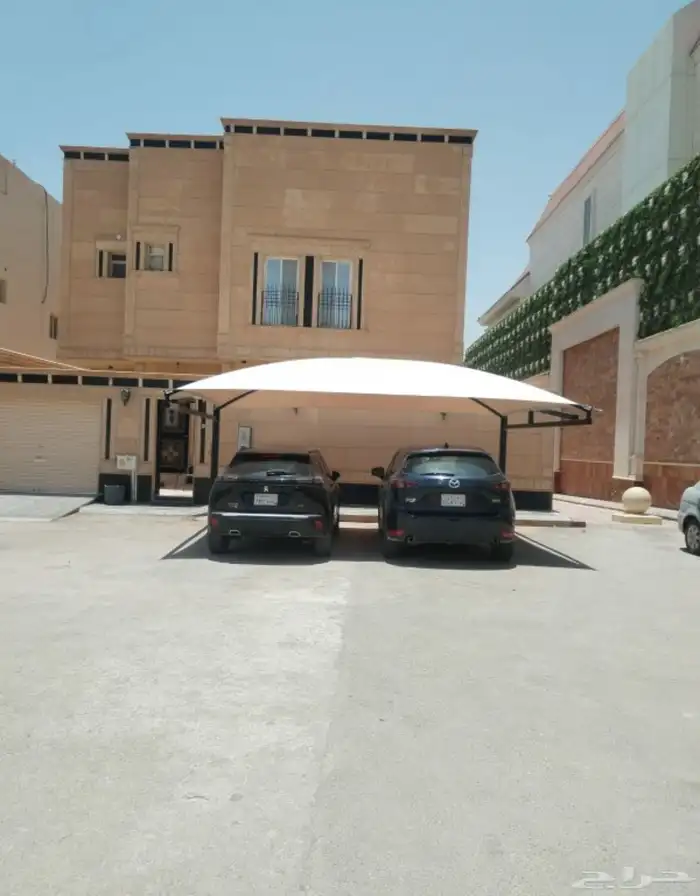 مظلات سيارات مواقف سيارات بي في سي 1