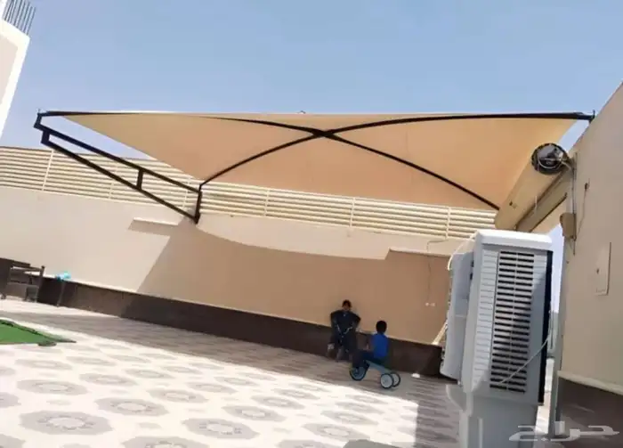 مظلات سيارات مواقف سيارات بي في سي 2