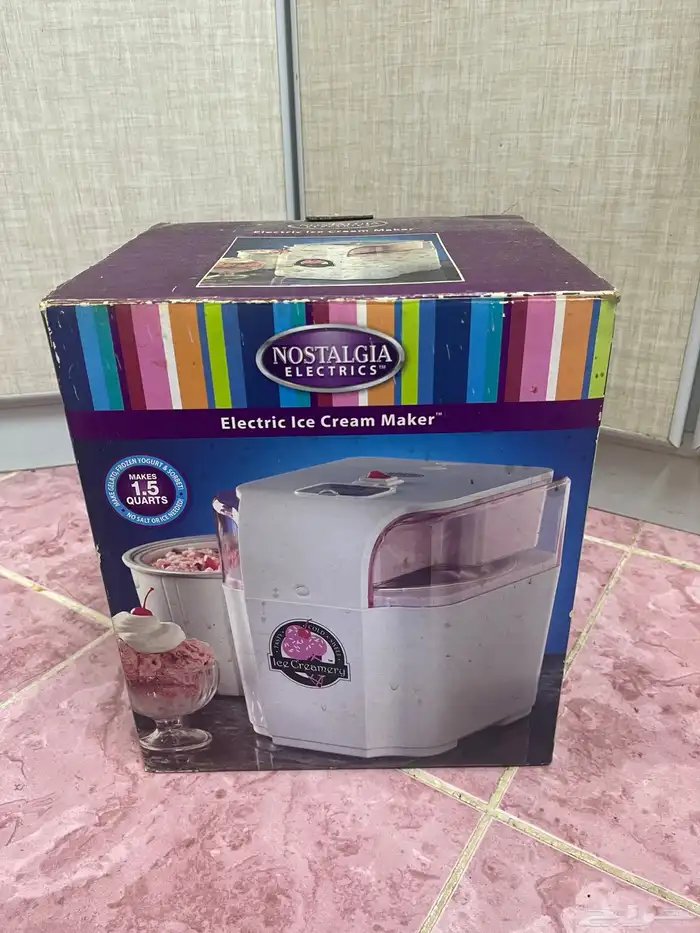 nostalgia electric ice cream maker from saco 0