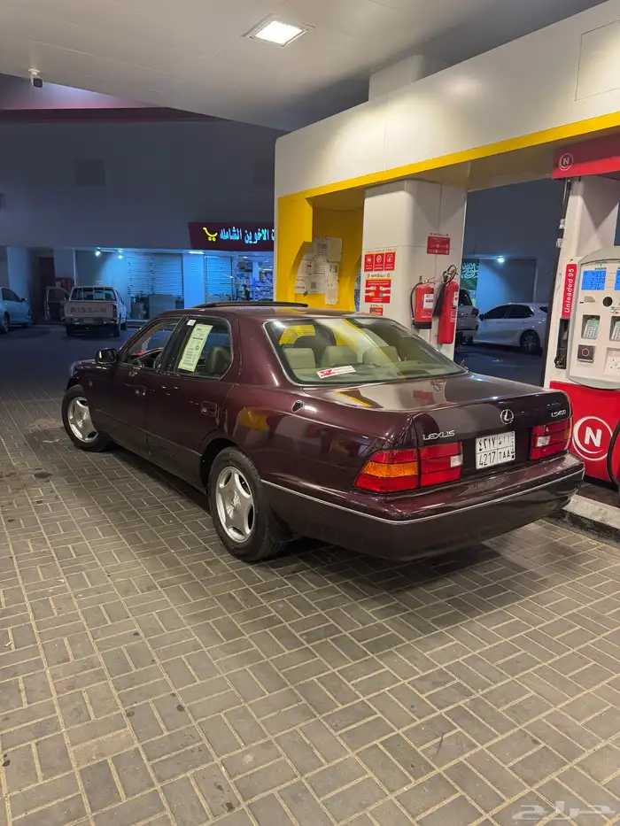 لكزس ال اس 400 سعودي عنابي . مجدد كامل اصلي 39