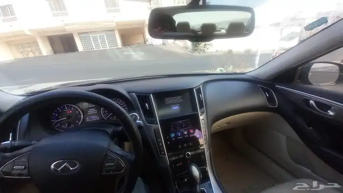 انفنتي Q50 موديل 2015 سعودي أربعه سلندر فل 35
