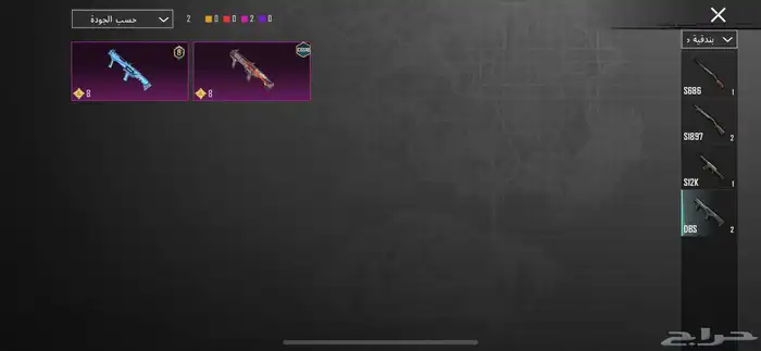 حسابب ببجي أتمنى ان لايجي الا الصامل وعدم المكالمه 46