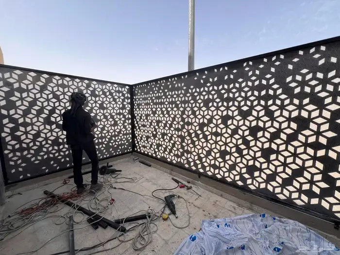 ساتر ليزر سواتر شرايح ساتر لكسان مظلات بنل 3