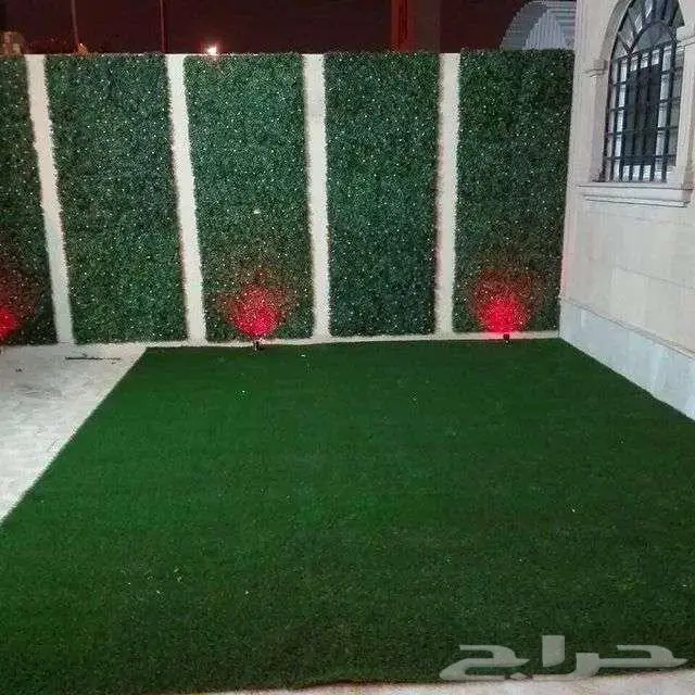 تنسيق حدائق ثيل طبيعي ياباني انتورو فرنسي عشب صناعي مظلات 0