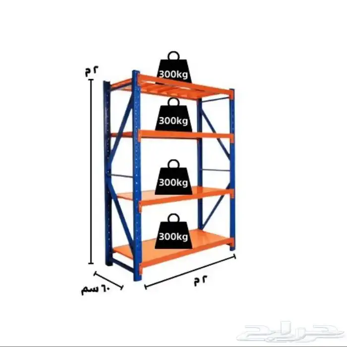 رفوف تخزين مستودعات ومحلات تجارية وتخزين البيوت 3