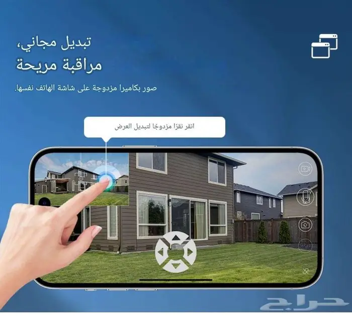 كاميرا 4k 8MP تعمل بالطاقة الشمسية عدسة مزدوجة 18
