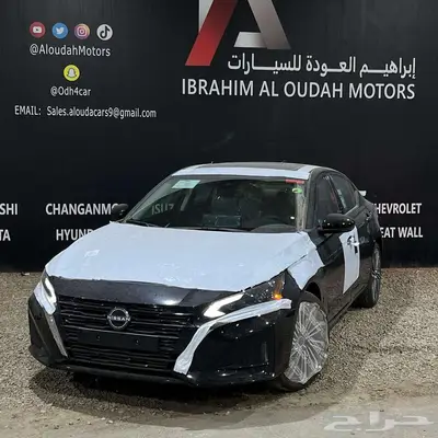 نيسان - التيما SV نص فل - 2024 رصاصي و اسود - كاش و اقساط 1