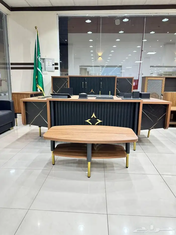 مكاتب طقم كراسي طاولة اجتماع طقم كنب و مكتب مدير جديد 54