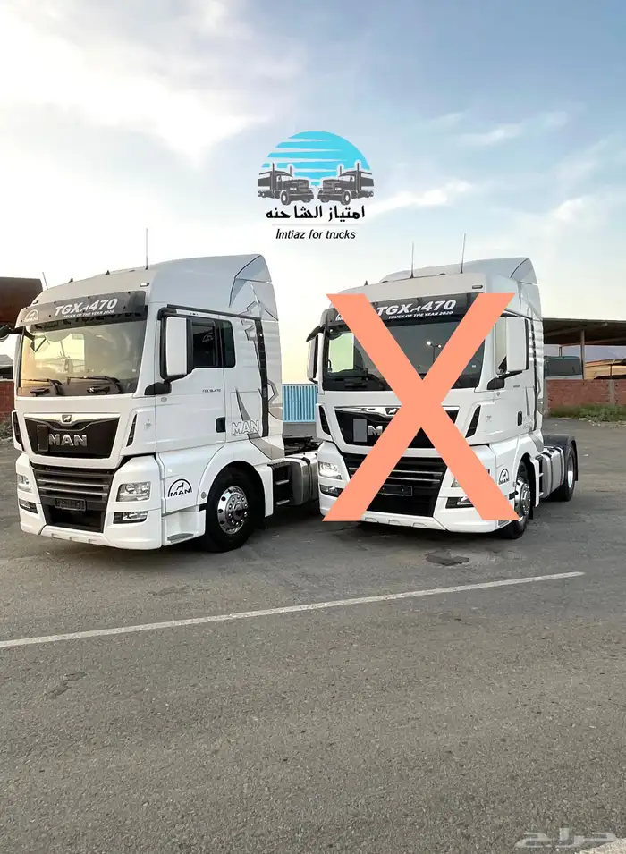راس شاحنه مان TGX 18.470 قير عايدي موديل 2020 العدد ( 1 ) 0