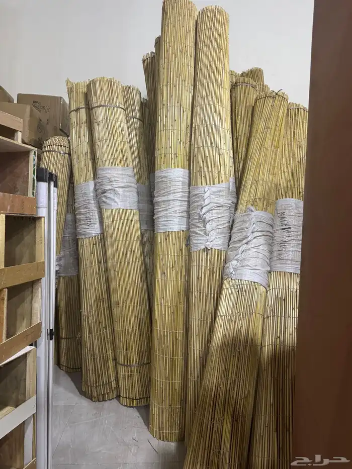 خيزران مظلات وحواجز وقش 0