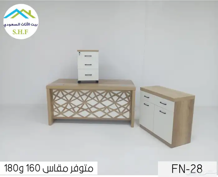 مكتب سكرتارية دولاب خشب طاولة اجتماع و مكاتب طقم و كراسي 3