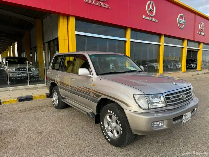 لاندكروزر 2002 GXR قير عادي نظيف 2