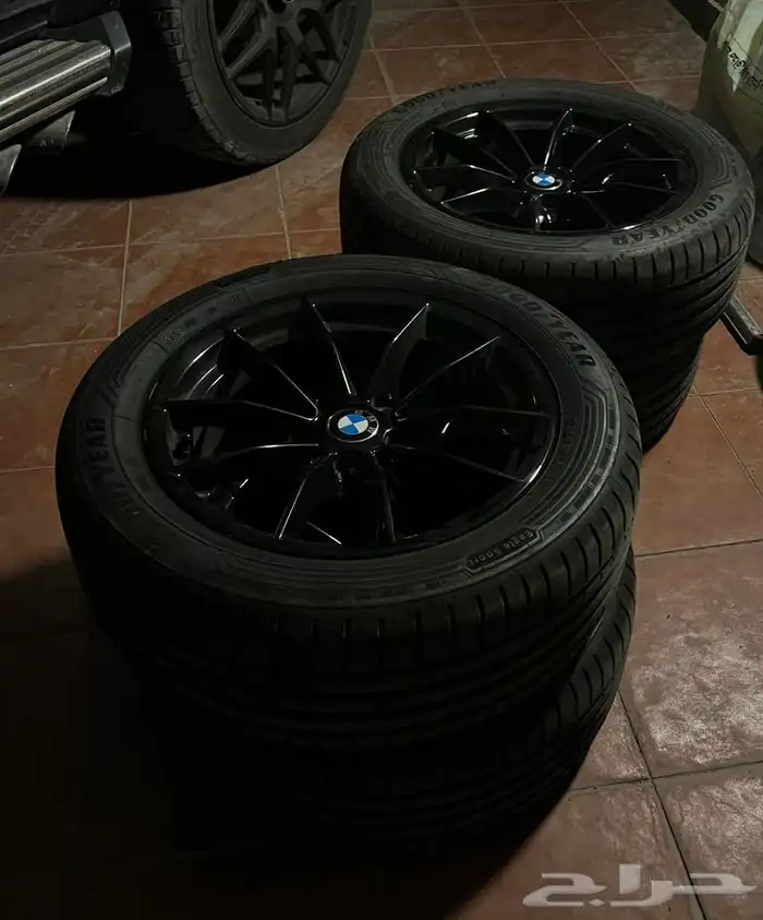 جنوط مقاس 16 BMW وكالة بي ام دبليو مع كفرات قوديير Goodyear 1