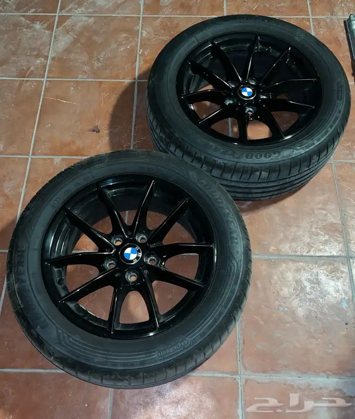 جنوط مقاس 16 BMW وكالة بي ام دبليو مع كفرات قوديير Goodyear 0