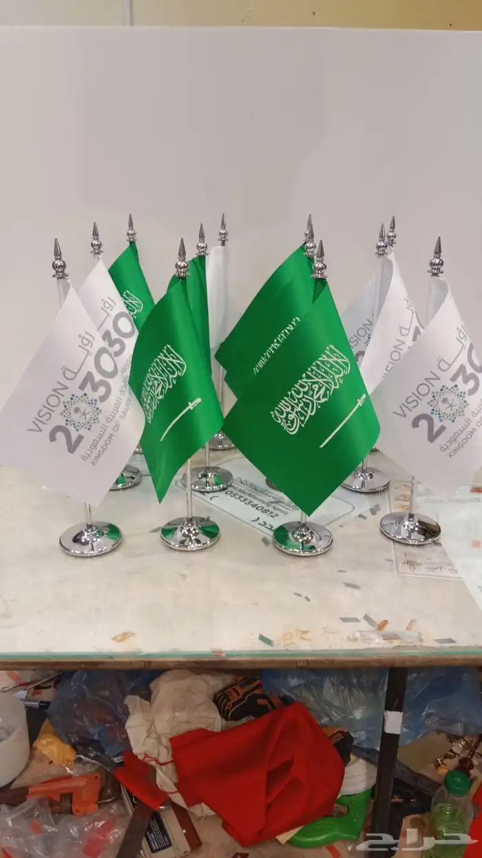 إعلام ساري سواري علم ستاند طباعة تطريز ستانلس مجلفن 13